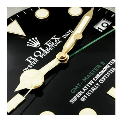 GMT Master II Wall Clock - GOLD Black