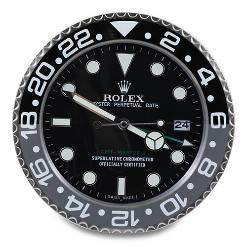 GMT Master II Wall Clock - Black Grey
