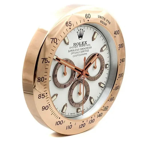 Daytona Wall Clock - Rose Gold Color