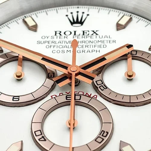 Daytona Wall Clock - Rose Gold Color