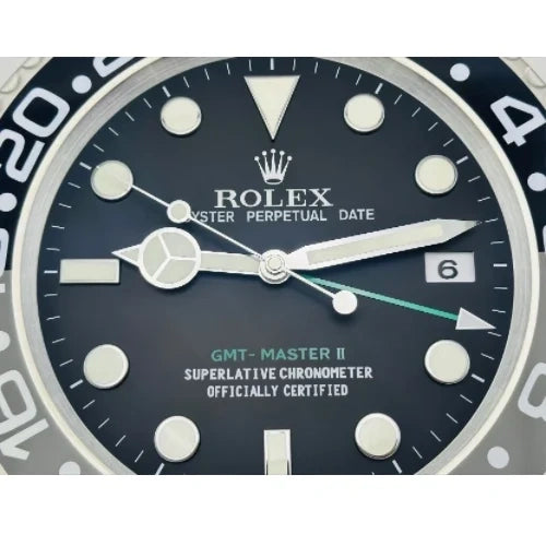 GMT Master II Wall Clock - Black Grey