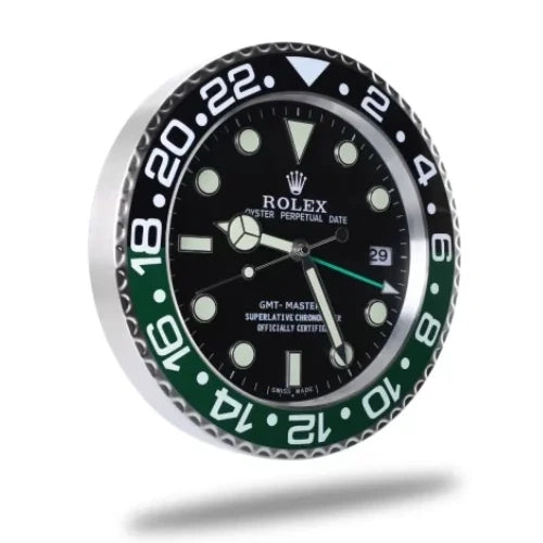 GMT Master II Wall Clock - Green & Black