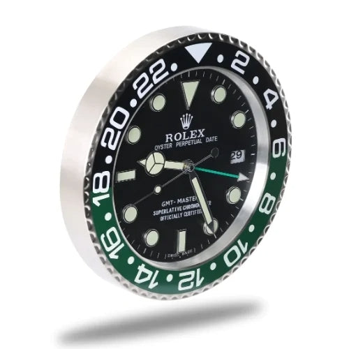 GMT Master II Wall Clock - Green & Black