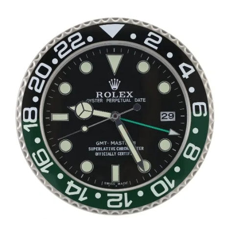 GMT Master II Wall Clock - Green & Black