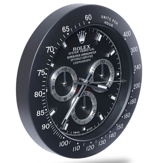 Daytona Wall Clock - Black