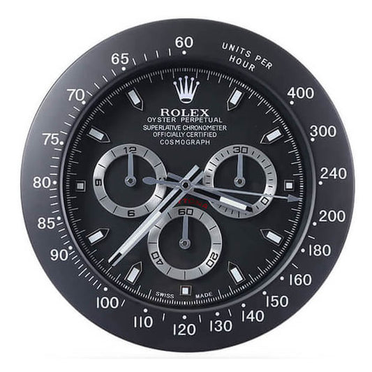 Daytona Wall Clock - Black