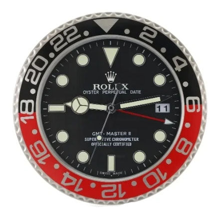 GMT Master II Wall Clock - Black & Red