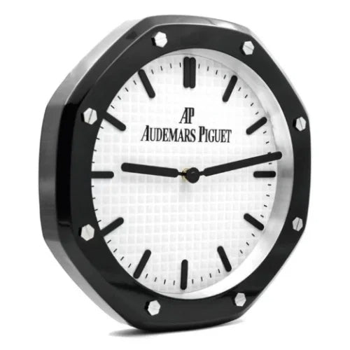 Royal Oak Black & White Wall Clock