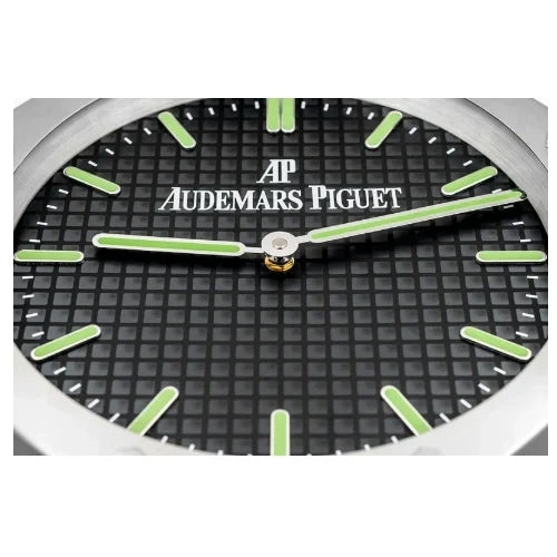 Royal Oak Sliver & Green Wall Clock