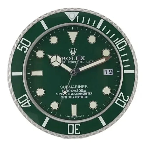Submariner Wall Clock - Green
