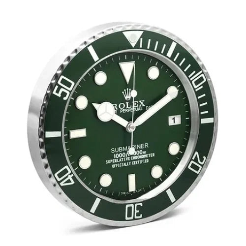 Submariner Wall Clock - Green