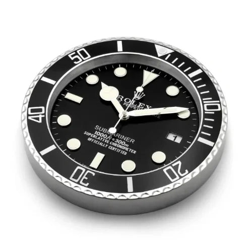 Submariner Wall Clock - Bold Black