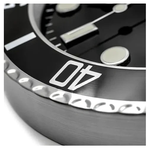 Submariner Wall Clock - Bold Black