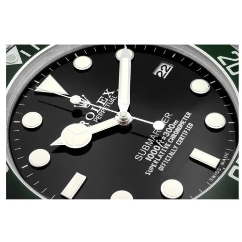 Submariner Wall Clock - Kermit Green