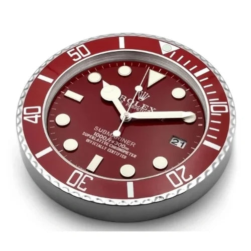 Submariner Wall Clock - Red