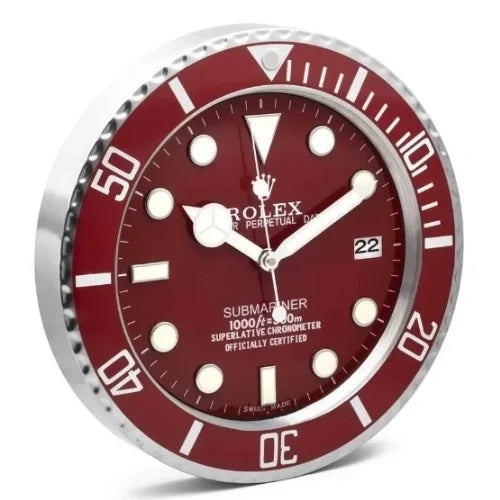 Submariner Wall Clock - Red