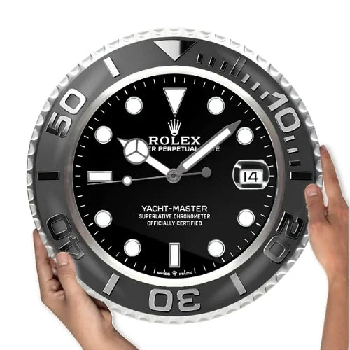 Yacht-Master II Wall Clock - Black